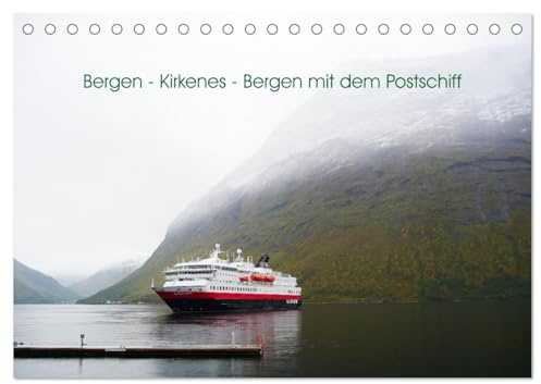 Bergen - Kirkenes - Bergen mit dem Postschiff (Tischkalender 2026 DIN A5 quer), CALVENDO Monatskalender: Mit dem Postschiff Norwegen erleben (CALVENDO Orte)