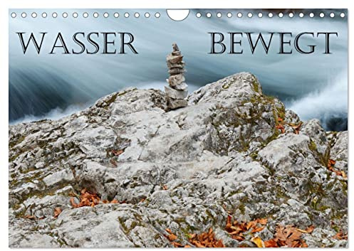 Wasser bewegt - Wasserfälle und Stromschnellen (Wandkalender 2026 DIN A4 quer), CALVENDO Monatskalender: Es rauscht im Ohr, sein Anblick beruhigt, die ... vom Zauber des Wassers. (CALVENDO Natur)
