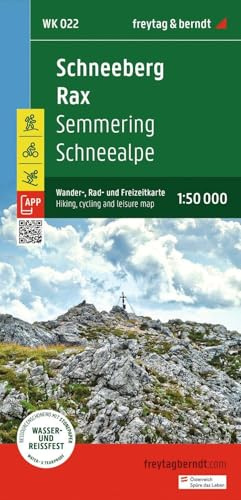 Schneeberg - Rax Hiking, cycling and Leisure Map: WK022: 22 (Wander-Rad-Freizeitkarte)