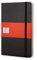 Moleskine Adressbuch, alphabetische Registerkarten (für das Büro, Hardcover, Großformat 13 x 21 cm, 240 Seiten) schwarz