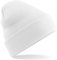 Beechfield Unisex B045 Beanie mit Bündchen Einheitsgröße weiß