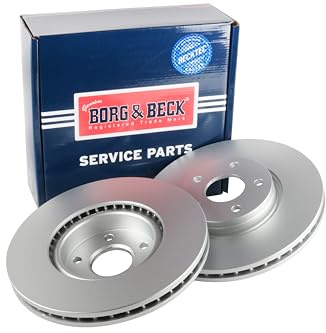 Borg & Beck BRAKE DISC PAIR Ford Mondeo Galaxy S-Max 07-