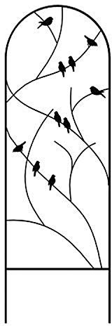 Panacea 182,9 cm Oiseaux Treillis