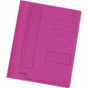 Falken 100 x Schnellhefter A4 Manila-RC-Karton 240g/qm intensivfarben pink
