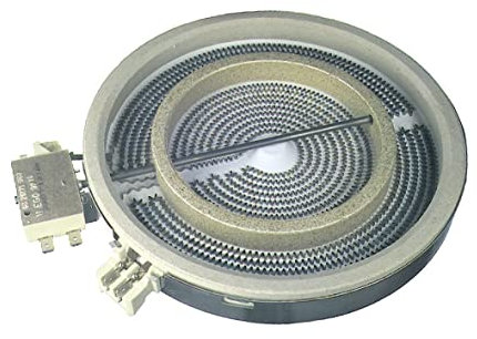 Zweikreis HiLight Strahlheizkörper 1700/700W 230V 175/110mmØ EGO 10.58211.004 Glaskeramik Kochfeld Ceranfeld Universal Brandt Thomson