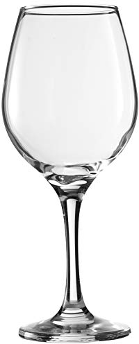 Pasabahce 5892046 Pack of 6 Amber Red Wine Glasses in Glass, Cl 46