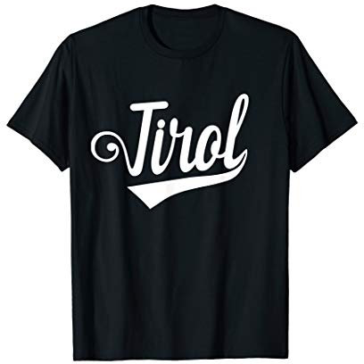Tirol Retro Baseball Schrift für Tiroler Herren und Damen T-Shirt