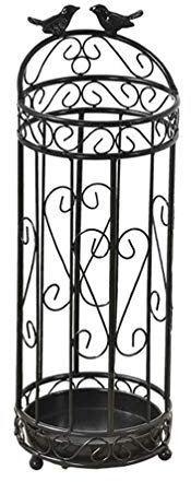 Supports pour parapluies GUOYANHOME Support De Porte-Parapluie Vintage,Porte Parapluie Fer Forgé, Support De Stockage Multifonctionnel De Décoration De Cadeau D'hôtel De Café, 3 Couleurs, 21X62CM