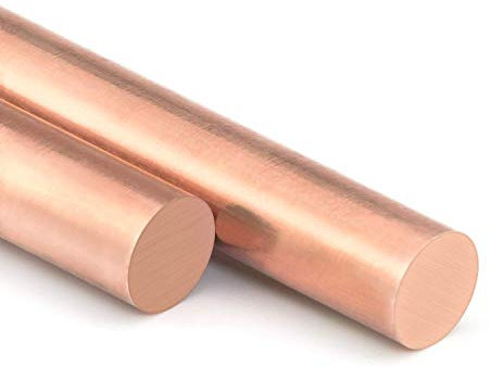 XMRISE Rame Rods T2 Puro Rosso Fisso Tornio Barra Rotonda Sticks Fili Lavorazione dei Metalli Mold elettrodo di Saldatura Prime Materiali industriali 2pcs,Diameter：4mm*500mm