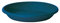 Euro3plast Medea Untersetzer 20 24 28 32 40 cm Farben: Rot, Mango-Gelb oder Petrol-Blau (28 cm, Petrol-Blau)