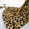 HOMORE Flauschige Leoparden-Decke, Plüsch-Geparden-Druck, Überwurfdecken, weiches Kunstfell, Bettüberwurf für dekorative Couch, Stuhl, Sofa, waschbar und leicht, 152,4 x 203,2 cm, Khaki