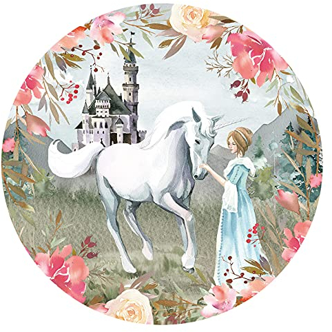Little Deco Wandtattoo Wandsticker Kinderzimmer Einhorn Wandsticker Baby Wanddeko Spielzimmer Wandaufkleber Schlafzimmer Wandbild Mädchen Poster Tapete DL638-3-XL