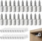 NAVESO 20 Pack 7mm Regalbodenträger, Bodenträger für Einlegeböden, Fachbodenträger, Einlegeboden Halter, Regalstifte für Regalboden Schränke(Mit Rutschfester Gummimanschette)