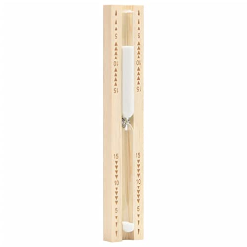 SKM Sauna-Sanduhr 15 Minuten Massivholz Kiefer, Weight: 0.25 kg, 51688