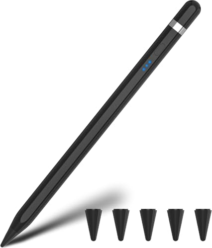 iPad Pencil 1 Generazione 20 Min Carica Rapida【USB-C】, Magnetico Pennini iPad con Rifiuto Palmo & Inclinazione Sensibilità, Pen per iPad 6-10, iPad Air 3-5, iPad Mini 5-6, iPad Pro 11/12