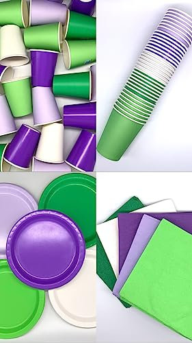 Beautiful Balloons Macmillan Coffee Morning colour themed paper table wear kit on prime