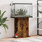 Festnight Aquarium Unterschrank mit Stauraum Aquariumständer 36 x 75 x 72.5cm Aquariumschrank mit Fächer Räuchereiche Aquarium Mit Unterschrank Aquarium Stand Aquarium Tisch Ständer für Aquarium Holz