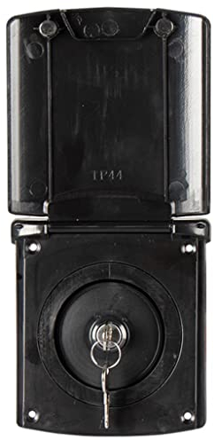 Schwerkraft Frischwasser-Einlassfiltergehäuse für Boot, Wohnmobil, Schwarz, 14,5 x 13 x 8,5 cm