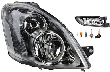 Johns, Scheinwerfer Halogen Front passend für Iveco Daily V 09/2011-02/14 H7 H1 Rechts + Nebelscheinwerfer + Leuchtmittel
