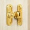 Heveer Cerradura de Puerta Corredera Pestillo Puerta para Puertas Correderas Cerrojo de Puerta 90/180 Grados para Puertas Cocinas Ventanas Oro