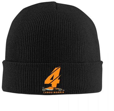 EIILHUED Lando Norris Racing Racer Strickmützen Qualität Mütze Idee Männer Frauen Kopfbedeckung Strickmützen