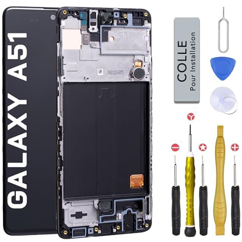 Ecran Complet Remplacement pour Samsung Galaxy A51 SM-A515F avec Kit