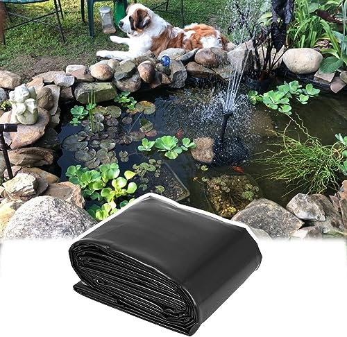 Wasserdichte Membran für Gartenpools, 1,5 x 3 m, 3 x 4 m, 4 x 5 m, 5,5 x 8 m, 7 x 10 m, Teichfolie, langlebig, hitze- und alterungsbeständig, 15 mm dick, ideal für Fischteiche und Gärten