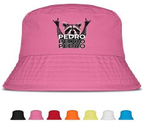 Pedro - Lustiger Fischerhut – Der perfekte Sonnenhut für Herren & Damen – Ideal als Malle-Outfit, Party-Accessoire & Festival-Eimerhut für den Strand