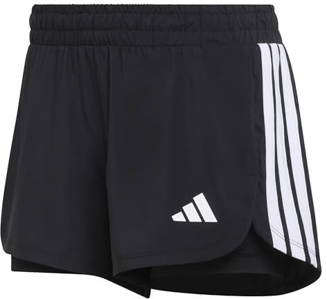 adidas Women's Pacer Workout Woven 2in1 Shorts