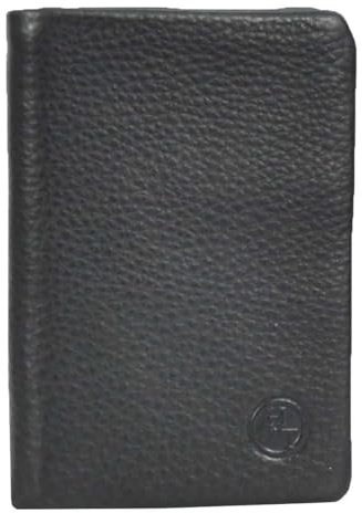 Womens Real Leather Purse Large Bifold Wallet Coins Banknotes Card Holder Orsha Black