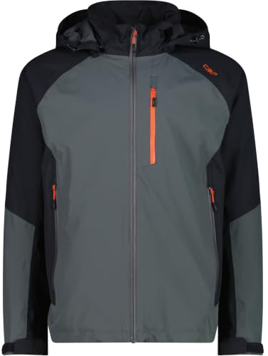 CMP MAN JACKET ZIP HOOD GREY