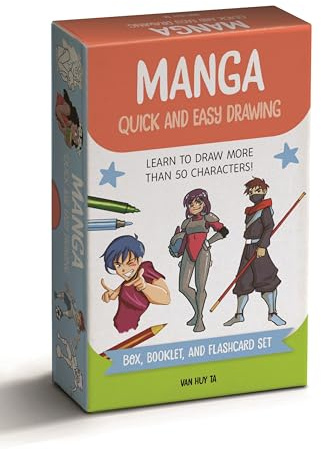 Manga Quick and Easy Drawing Deck: Learn to Draw More than 50 Characters!