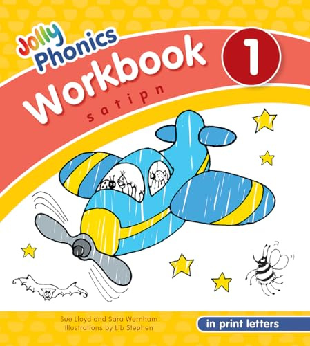 Jolly Phonics Workbook 1: In Print Letters (American English Edition) (Jolly Phonics Workbooks, Set of 1-7)