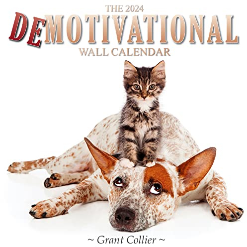 Der demotivierende Wandkalender 2024 (ein lustiger, uninspirierender und humorvoller 30,5 x 30,5 cm Kalender)