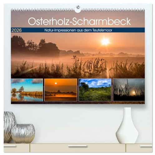 Osterholz-Scharmbeck, Natur-Impressionen aus dem Teufelsmoor (hochwertiger Premium Wandkalender 2026 DIN A2 quer), Kunstdruck in Hochglanz: ... im schönen Teufelsmoor (CALVENDO Orte)
