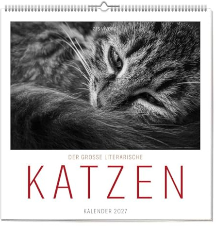Der große literarische KATZEN Kalender 2027 – Wandkalender mit Katzenfotos & gefühlvollen Texten – Inspirierendes Geschenk für Katzenliebhaber & Tierfreunde