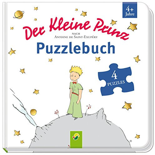 Der kleine Prinz Puzzlebuch: Mit 4 Puzzles á 12 Teilen