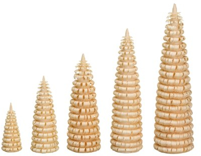 Rudolphs Schatzkiste Ringelbaum Natur Holzbaum H= 3cm NEU Baum Dekoration Seiffen Erzgebirge Holz Weihnachten Wald Holzbaum