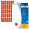 HERMA 2352 Vielzweck-Etiketten, 1120 Stück, 12 x 30 mm, 35 pro Bogen, selbstklebend, Haushaltsetiketten zum Beschriften, matt, blanko Papier Klebeetiketten Aufkleber, rot