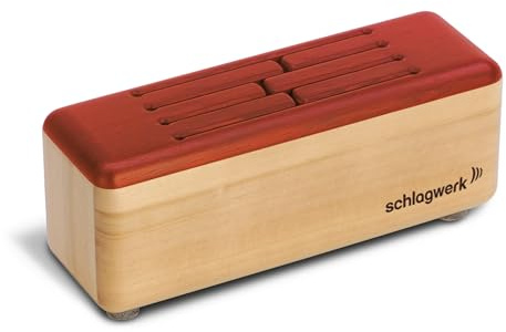 Schlagwerk 45061 Schlitztrommel, 6 Töne F-Penta, Padouk