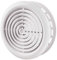 Awenta Round White Vent Covers for Home Ceiling - 5 Inch/125 mm - Plastic Exhaust Fan Air Grille Cover, Louvered Vent - Vent Cover with Screen Mesh - Soffit Vent Cover for Wall, Bathroom, Dryer Vent