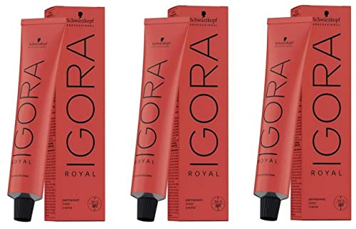 Schwarzkopf IGORA Royal 6-63 - Tinte de chocolate (60 ml, 3 unidades de 60 ml)