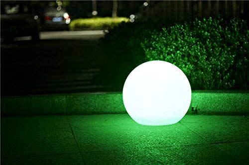 Lampenlux LED Außenleuchte Ziro IP65 Gartenlampe E27 Wegeleuchte Kugellampe Ø56cm 230V Kunststoff