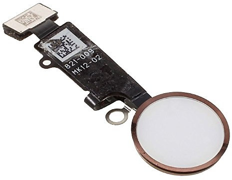 Mobofix Home Button Main Key Replacement for iPhone 8, 8 Plus All Model with Flex Cable Assembly (Rose gold)