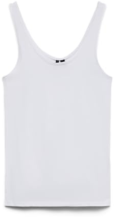 VERO MODA Womens Vmmaxi My Soft Uu Tank Top Ga Noos Shirt, Bright White, XXL UK