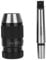 Schnellspannbohrfutter-Adapter, Zylinderschaft-Dorn Selbstspannendes CNC-Bohrfutter Schnellwechsel-Adapter-Umrüstwerkzeug mit MT2-Morsekegel für CNC-Dreh-/Fräsbohrmaschinen(1/32''-1/2'')