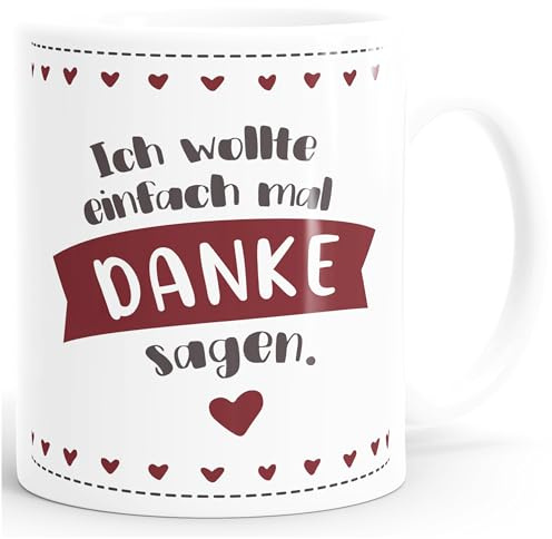 MoonWorks® Kaffee-Tasse Beste/r Mama/Papa der Welt Danke sagen Geschenk Mütter Väter Geburtstag Weihnachten Uni-weiss Keramik-Tasse