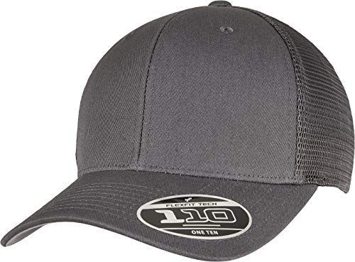 Flexfit Unisex 110M-110 Mesh Cap Baseballkappe, Charcoal, one Size