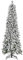 Mazzeo Albero Slim Innevato Pino del Gargano cm 240, folto e Apertura a Ombrello