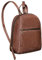 STILORD 'Lia' Mini Rucksack Damen Leder Kleiner Daypack Lederrucksack Vintage Rucksackhandtasche für City Ausgehen Shopping Frauen Tagesrucksack XS Echtleder, Farbe:messina - braun